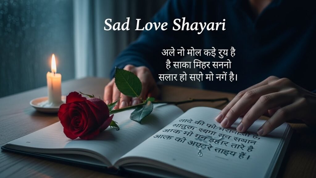 Sad Love Shayari in Hindi