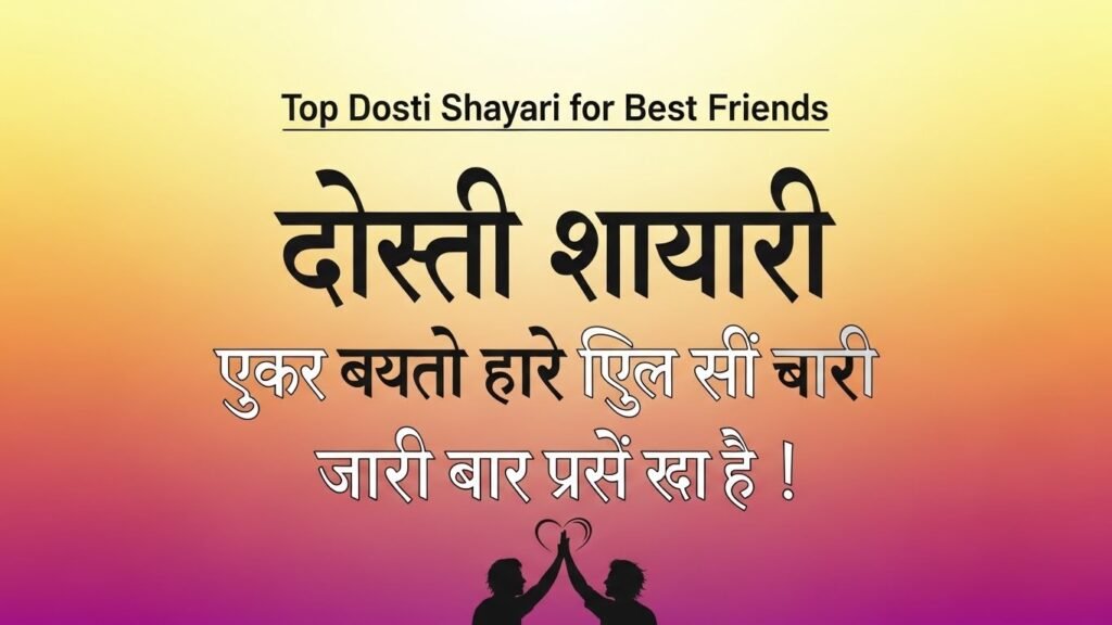 Top Dosti Shayari in Hindi